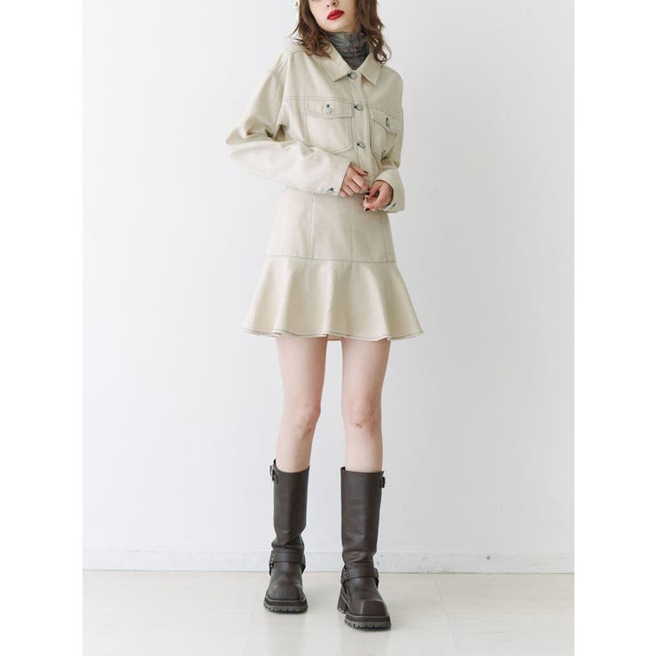 専用♡レディースまとめ売り チェーンベルト付タックフレアスカパン ｜ LIZ LISA（リズリサ）公式