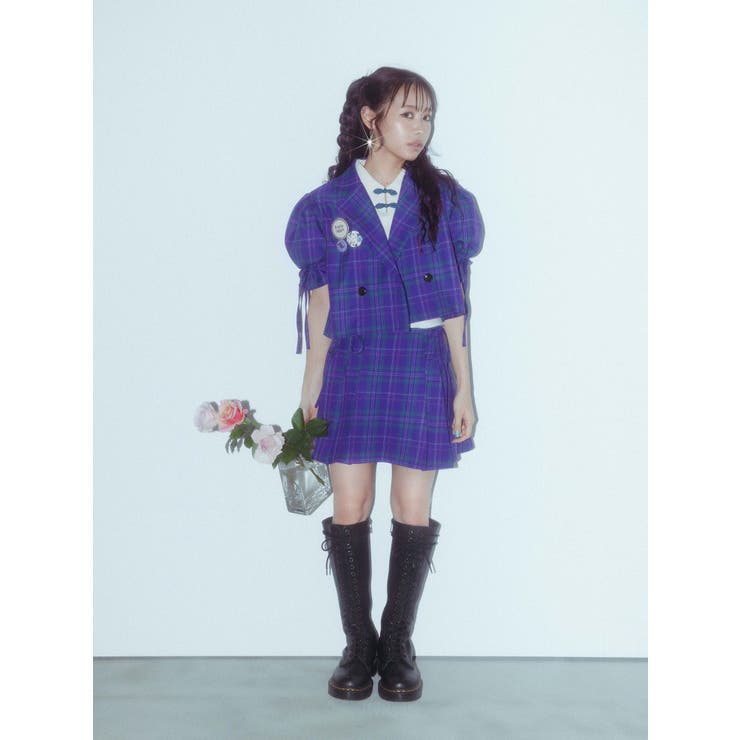 FRUITSZIPPER仲川瑠夏】クロップドジャケット[品番：MKSW0063596