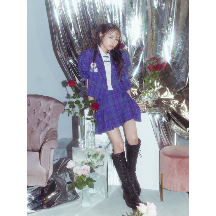 FRUITSZIPPER仲川瑠夏】クロップドジャケット[品番：MKSW0063596 