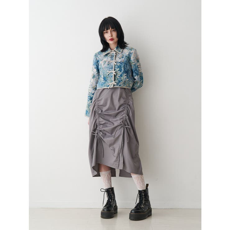 ワンフォークロージング 1111clothing ゴブラン織り ZIP