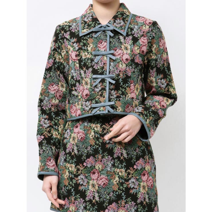 ショートゴブランジャケット【セットアップ対応】 | jouetie | 詳細画像29 