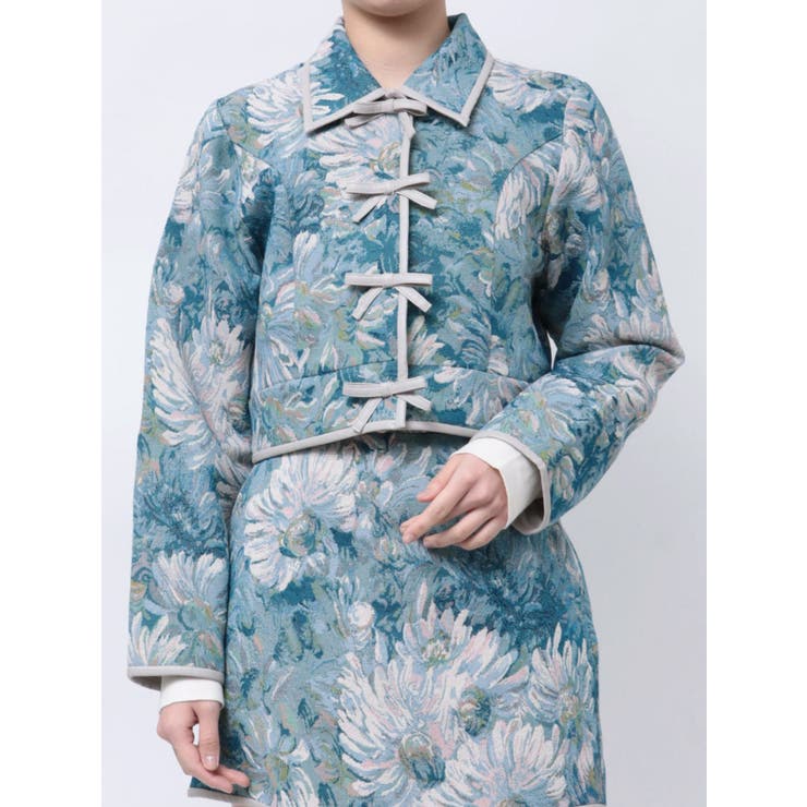 ショートゴブランジャケット【セットアップ対応】 | jouetie | 詳細画像30 