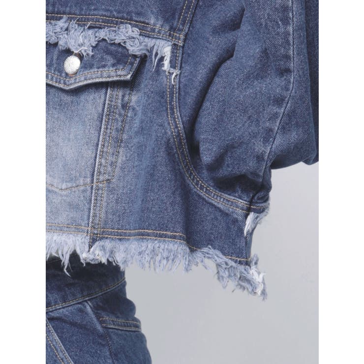 ワイドクロップドフリンジGジャン【セットアップ対応】 | jouetie | 詳細画像20 