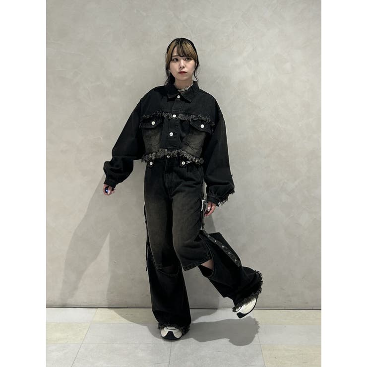 ワイドクロップドフリンジGジャン【セットアップ対応】 | jouetie | 詳細画像36 