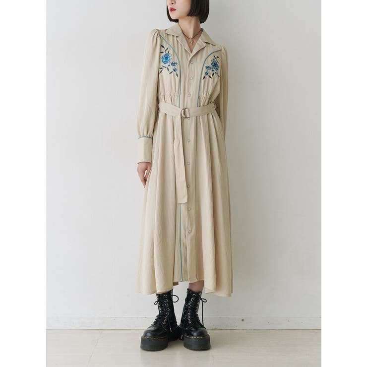 プランテーション☆22年秋☆エンブロイダリーJQWPO☆ジレ☆手洗い可☆美品です プロポーションボディドレッシング PROPORTION BODY DRESSING