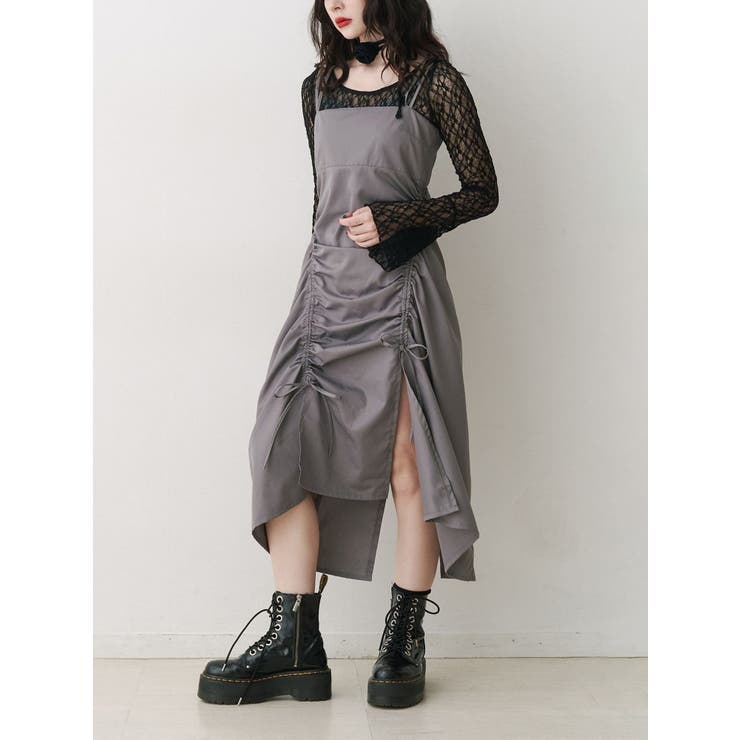 イレギュラーギャザーキャミワンピース | jouetie | 詳細画像10 