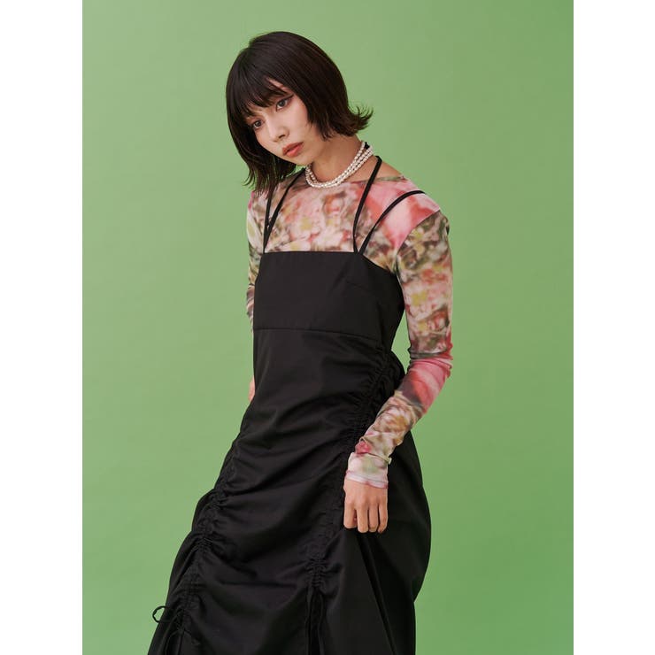 イレギュラーギャザーキャミワンピース | jouetie | 詳細画像6 