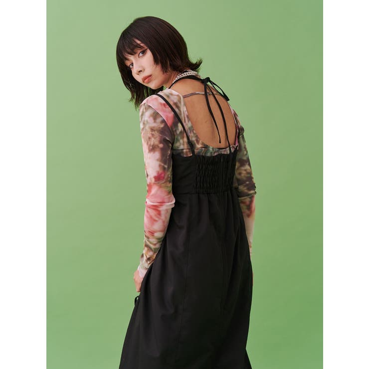 イレギュラーギャザーキャミワンピース | jouetie | 詳細画像7 