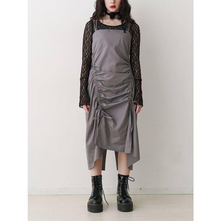 イレギュラーギャザーキャミワンピース | jouetie | 詳細画像9 