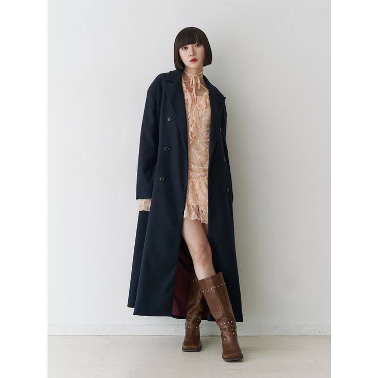 フリルレースワンピース[品番：MKSW0062110]｜jouetie