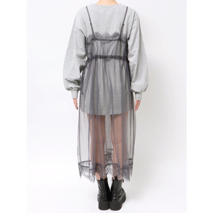 チュールレイヤードロングワンピース | jouetie | 詳細画像19 