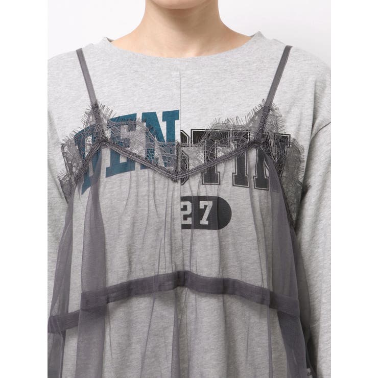 チュールレイヤードロングワンピース | jouetie | 詳細画像20 