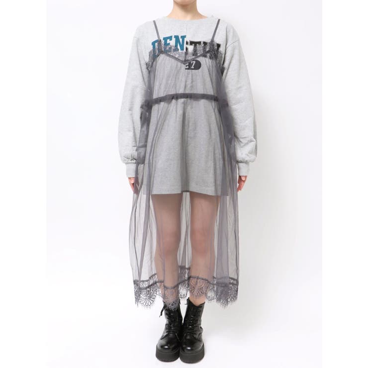 チュールレイヤードロングワンピース | jouetie | 詳細画像24 