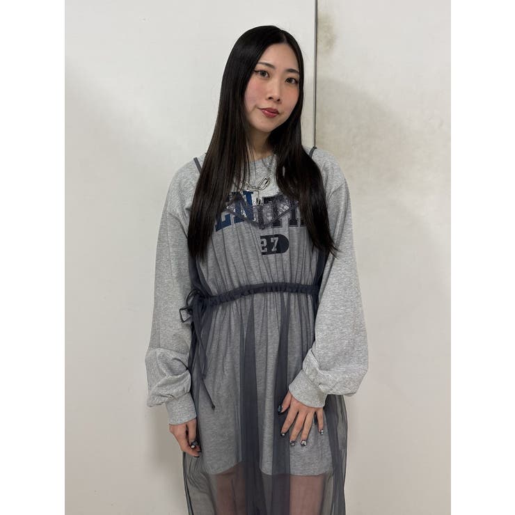 チュールレイヤードロングワンピース | jouetie | 詳細画像36 