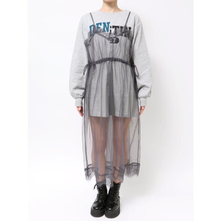 チュールレイヤードロングワンピース | jouetie | 詳細画像38 