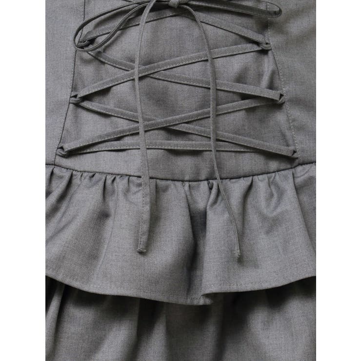 レースアップティアードミニスカパン【セットアップ対応】 | jouetie | 詳細画像26 