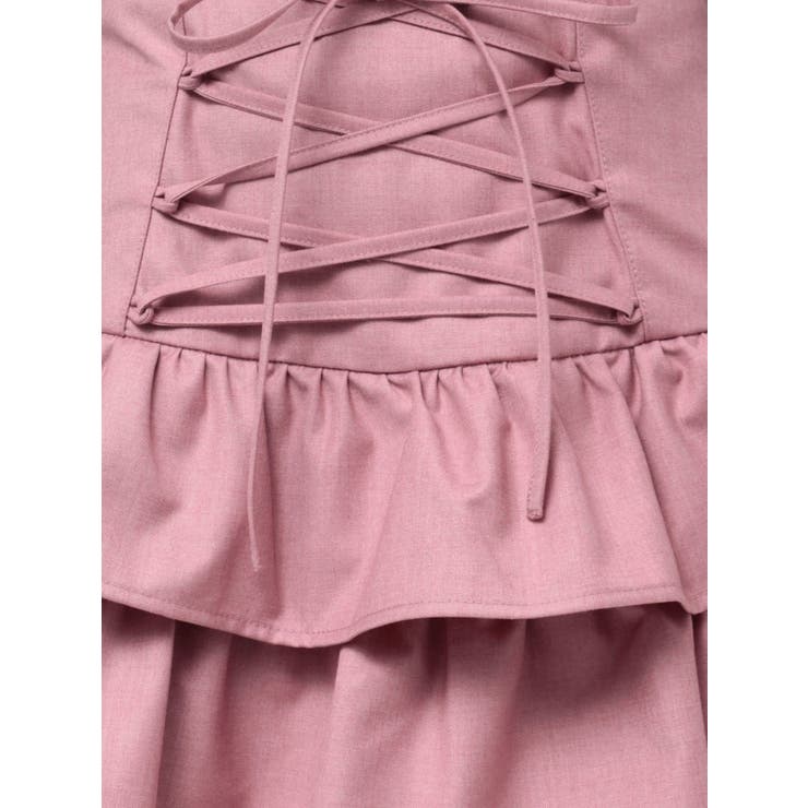 レースアップティアードミニスカパン【セットアップ対応】 | jouetie | 詳細画像36 