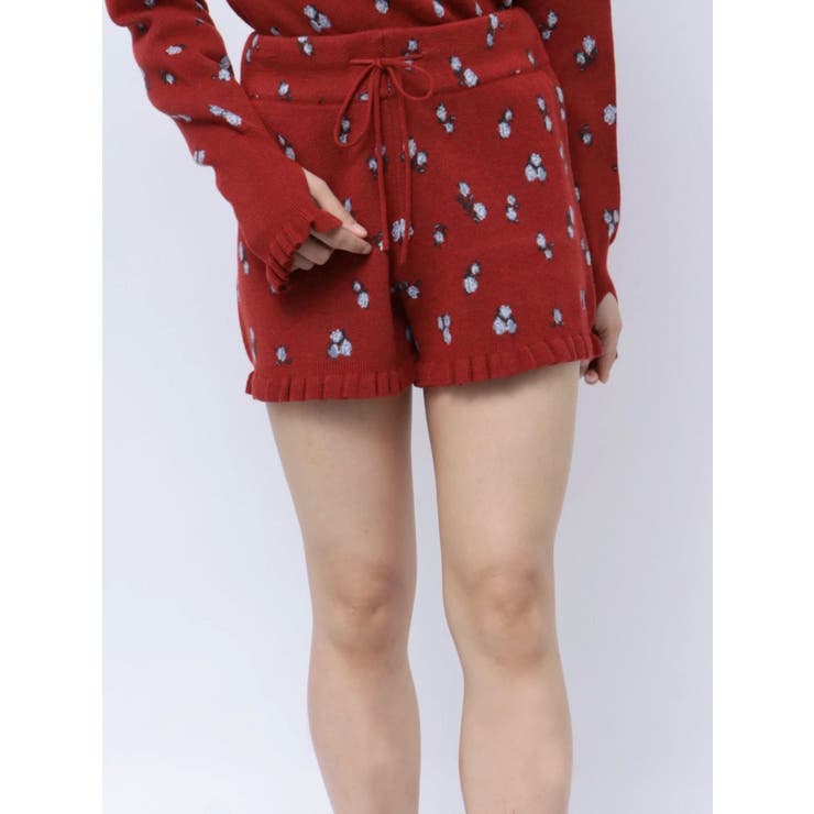 【jouetie×HTH】フリルフラワーニットパンツ【コラボ】 | jouetie | 詳細画像29 