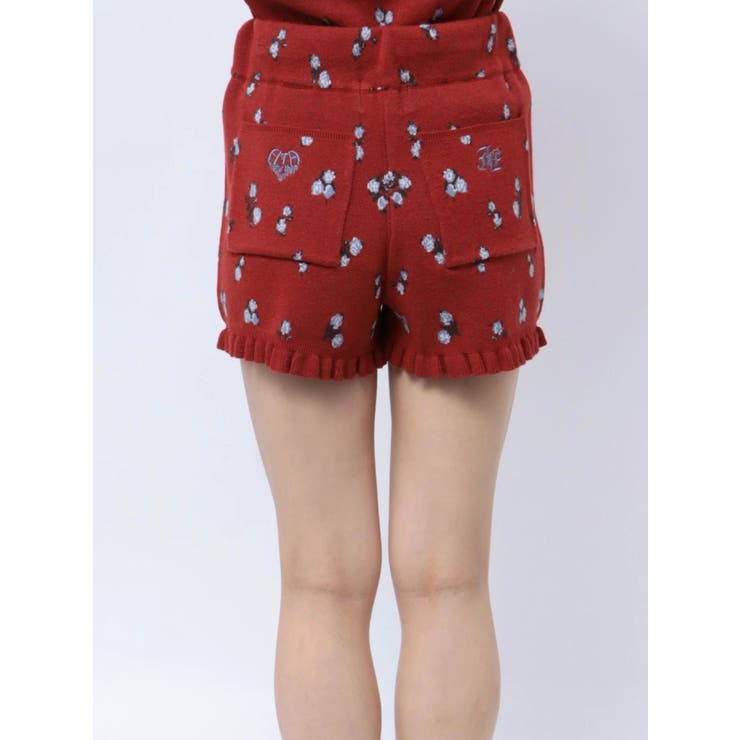 【jouetie×HTH】フリルフラワーニットパンツ【コラボ】 | jouetie | 詳細画像9 