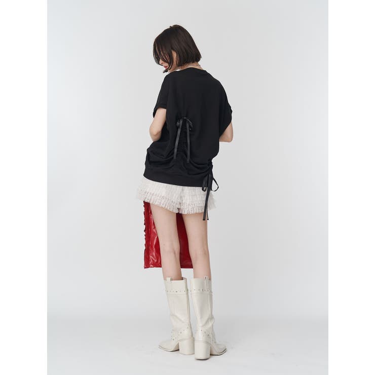 レースティアードショートパンツ[品番：MKSW0061636]｜jouetie