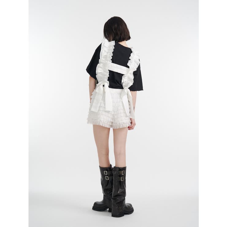 レースティアードショートパンツ[品番：MKSW0061636]｜jouetie