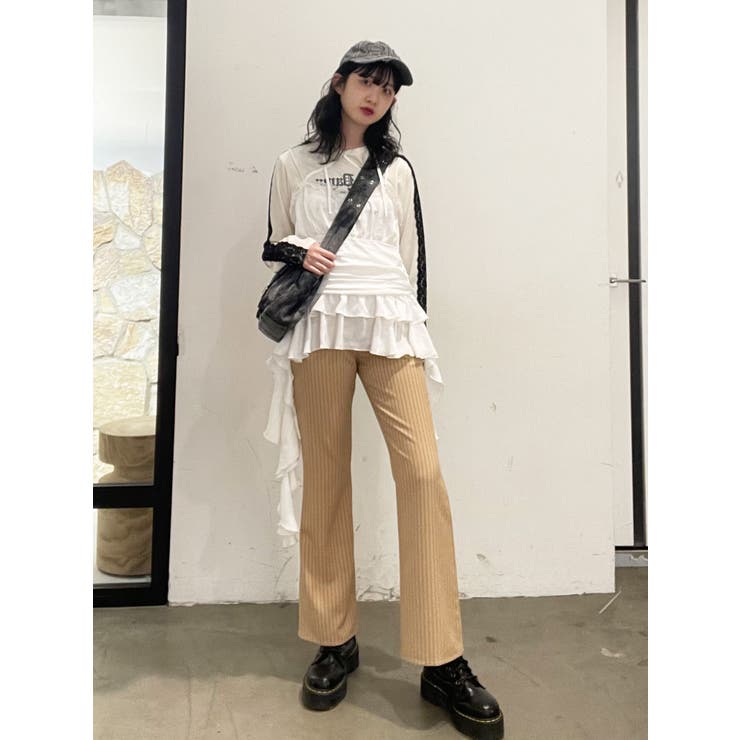 【新品】jouetie FRUITS ZIPPERコラボ フレアパンツ 新品】jouetie FRUITS ZIPPERコラボ フレアパンツ - メルカリ