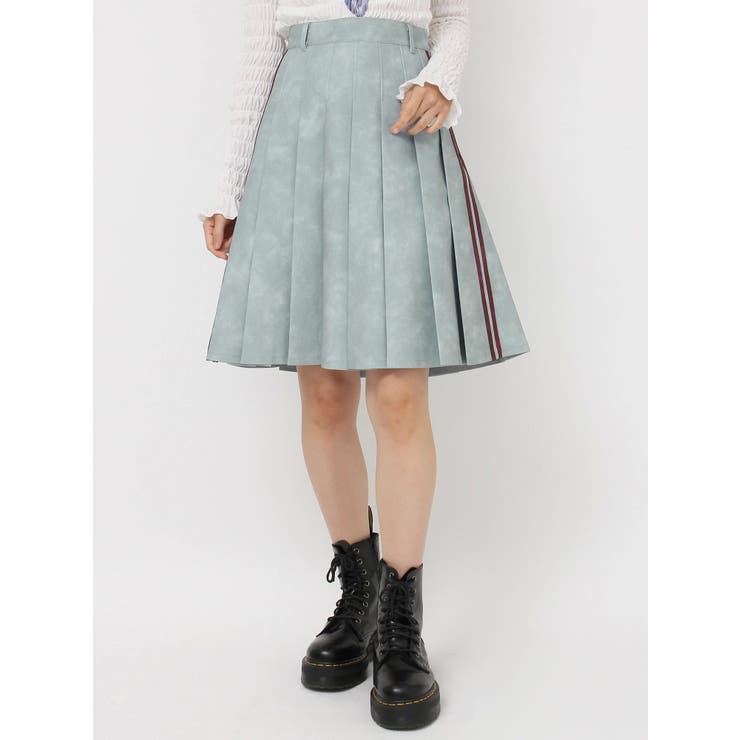 フェイクレザーラインプリーツスカート【セットアップ対応】 | jouetie | 詳細画像39 