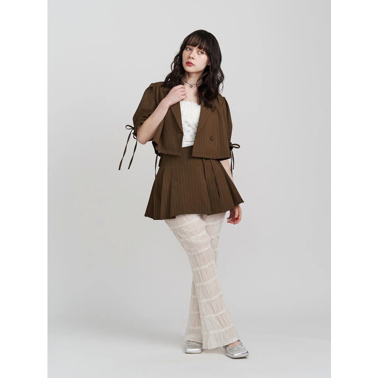 stina / type Y neck ribbon / Reverence pearl / kids / girl