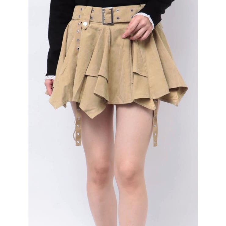 アシメヘムベルテッドミニスカート | jouetie | 詳細画像23 