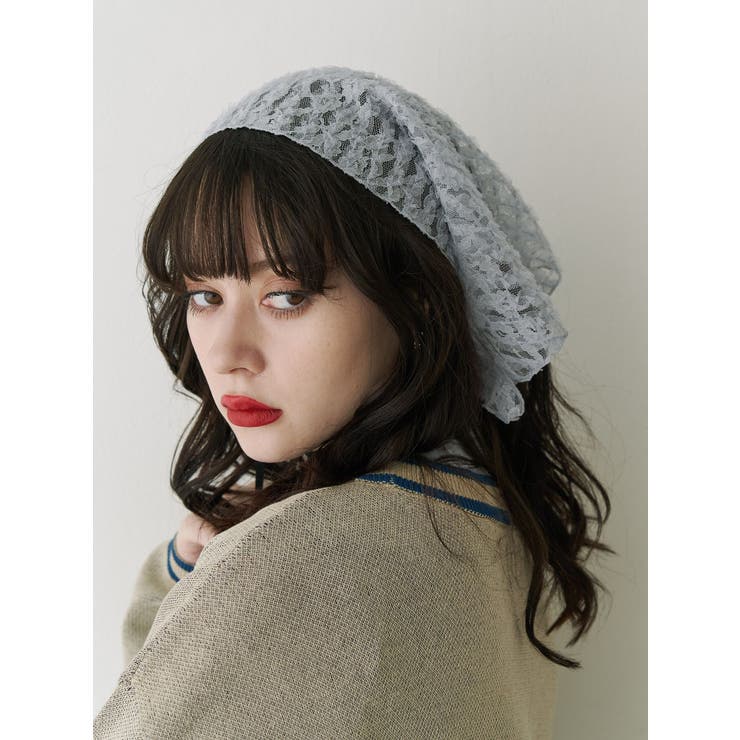 レースバンダナ[品番：MKSW0061521]｜jouetie（ジュエティ）の