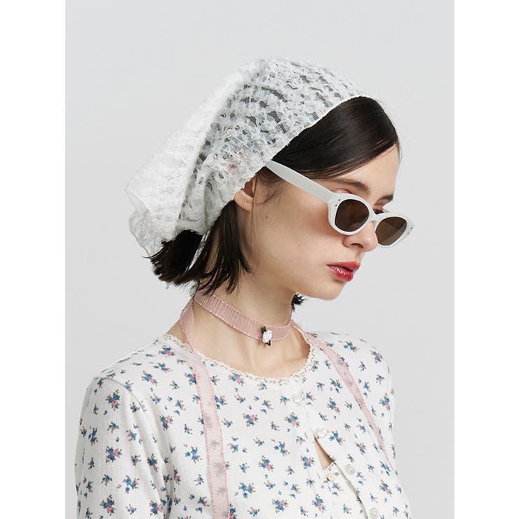 レースバンダナ[品番：MKSW0061521]｜jouetie（ジュエティ）の