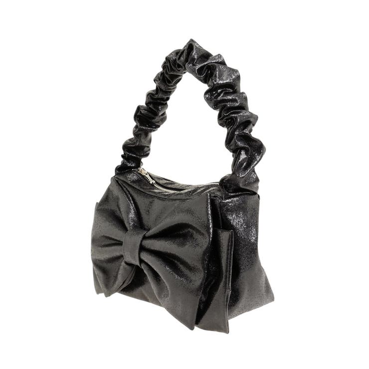 美✨Repetto ブラックレザーハンドバッグ　ショルダーバッグ リボン リボンハンドBAG[品番：MKSW0061972]｜jouetie（ジュエティ）の