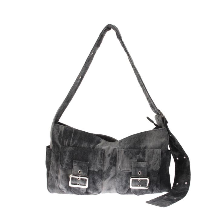jouetie デニムフラップメッセンジャーバッグ デニムフラップメッセンジャーBAG[品番：MKSW0061973]｜jouetie