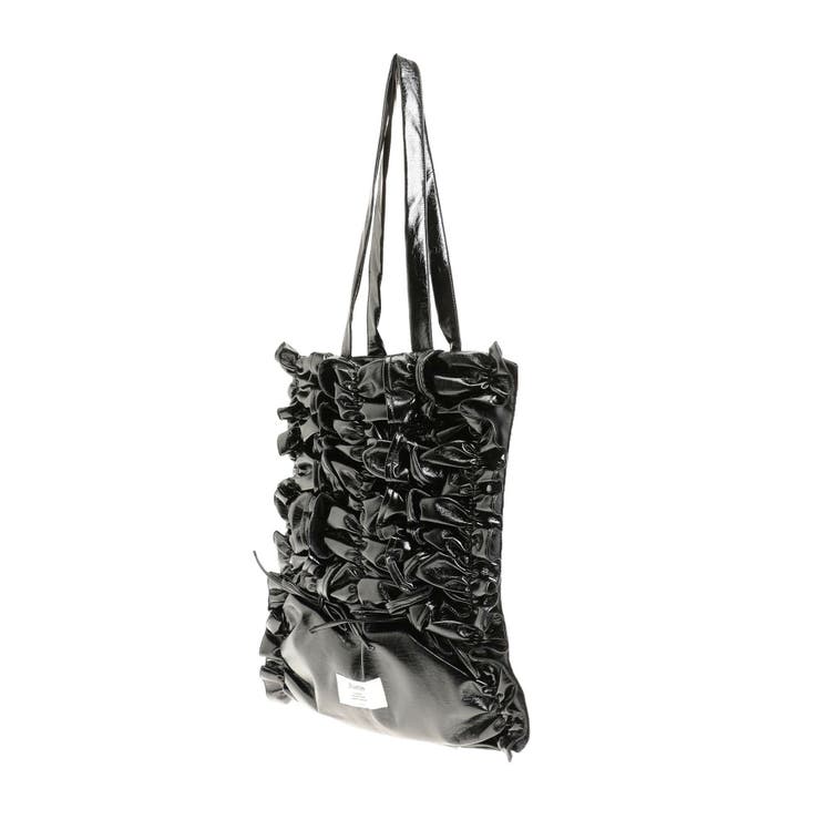 リボンギャザートートBAG[品番：MKSW0061593]｜jouetie（ジュエティ