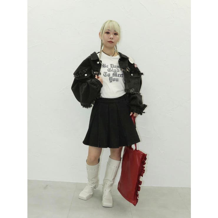 シャイニーロゴレースライントップス | jouetie | 詳細画像21 