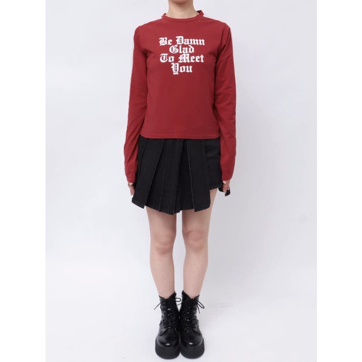 シャイニーロゴレースライントップス | jouetie | 詳細画像29 