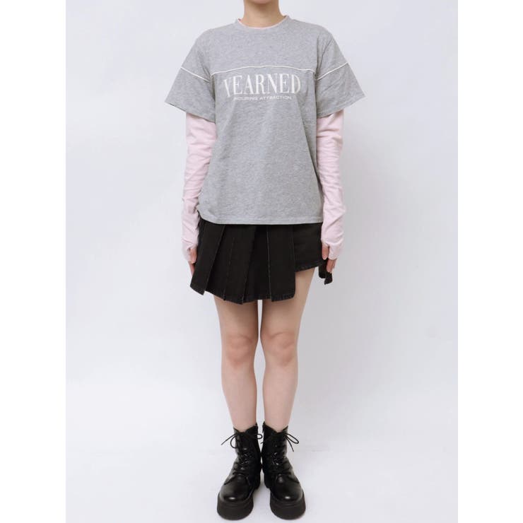 ロゴレイヤリングTシャツ | jouetie | 詳細画像17 