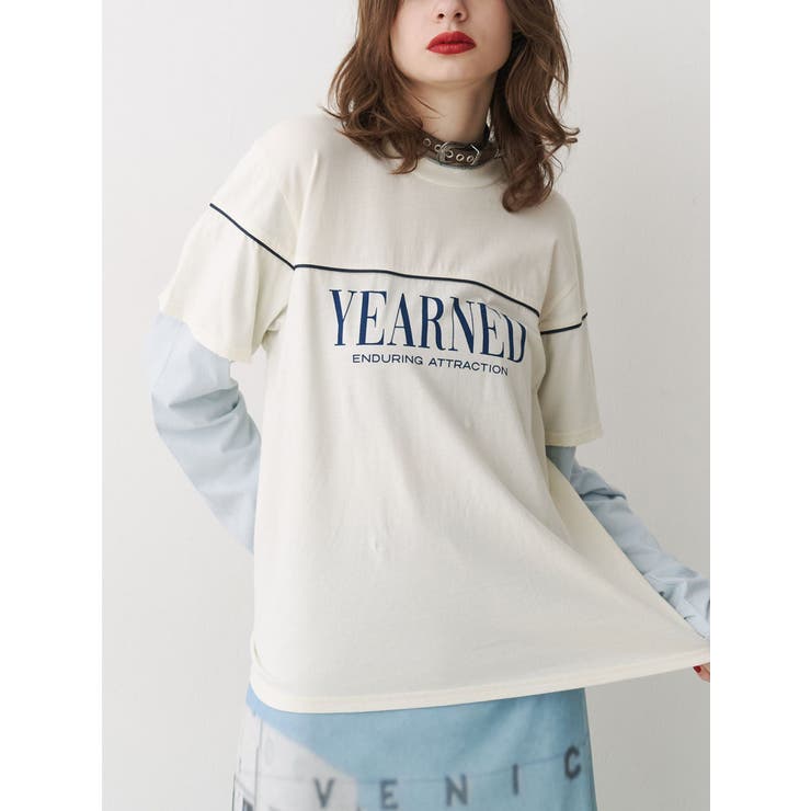 ロゴレイヤリングTシャツ | jouetie | 詳細画像3 