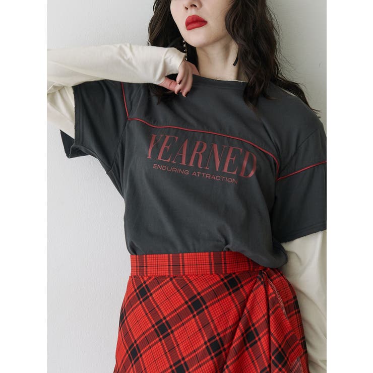 ロゴレイヤリングTシャツ | jouetie | 詳細画像7 