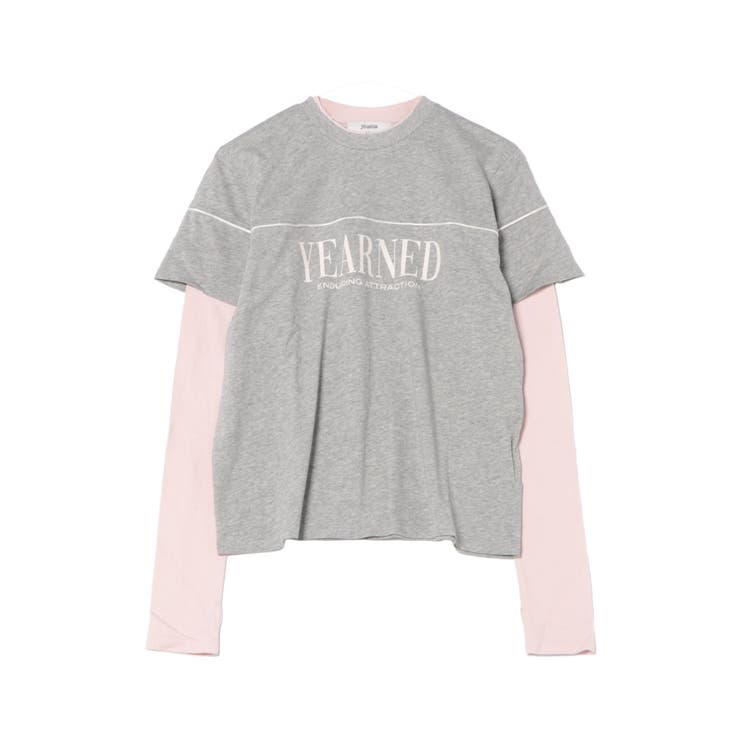 グレー | ロゴレイヤリングTシャツ | jouetie