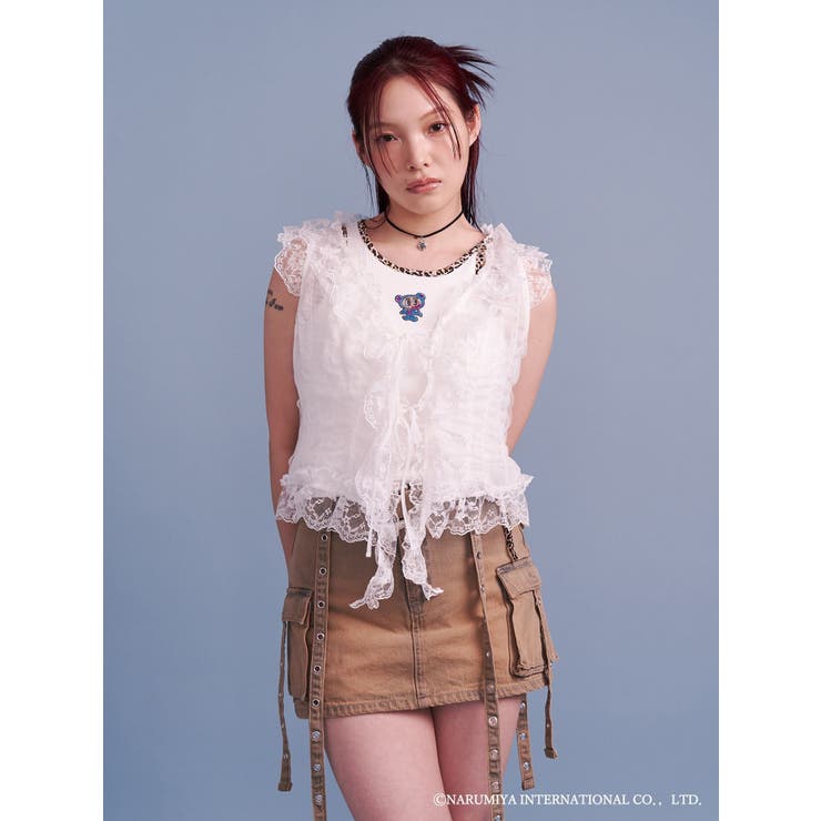 【ANGELBLUE×jouetie】パイピングキャミ | jouetie | 詳細画像6 