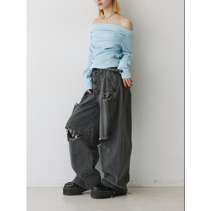 ドレープオフショルトップス | jouetie | 詳細画像7 