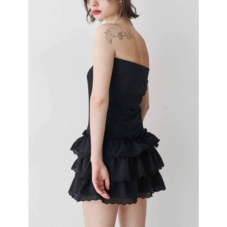 ボレロセットフリルベアワンピース[品番：MKSW0063029]｜jouetie