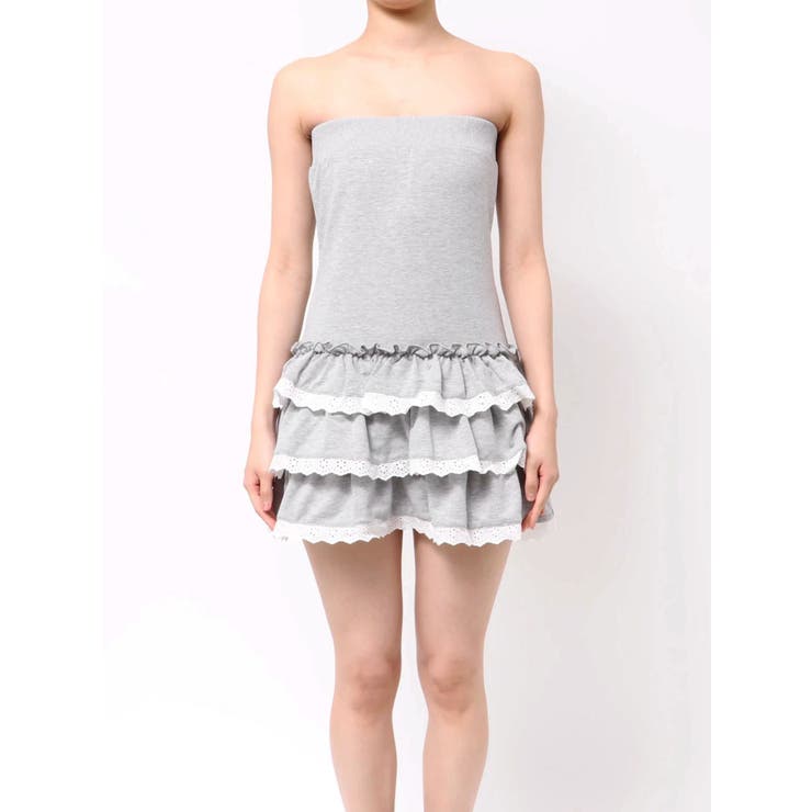 ボレロセットフリルベアワンピース[品番：MKSW0063029]｜jouetie