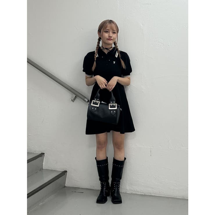 ニットポロミニワンピース | jouetie | 詳細画像19 