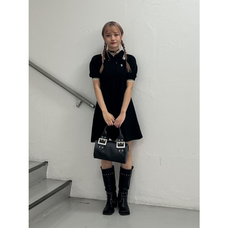 ニットポロミニワンピース | jouetie | 詳細画像20 