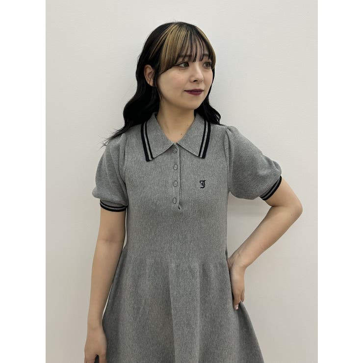 ニットポロミニワンピース | jouetie | 詳細画像21 