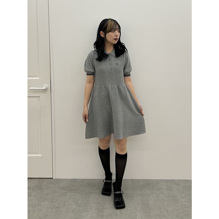 ニットポロミニワンピース | jouetie | 詳細画像22 