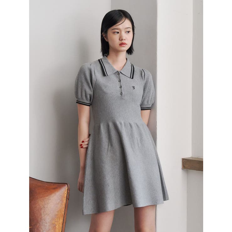 ニットポロミニワンピース | jouetie | 詳細画像5 