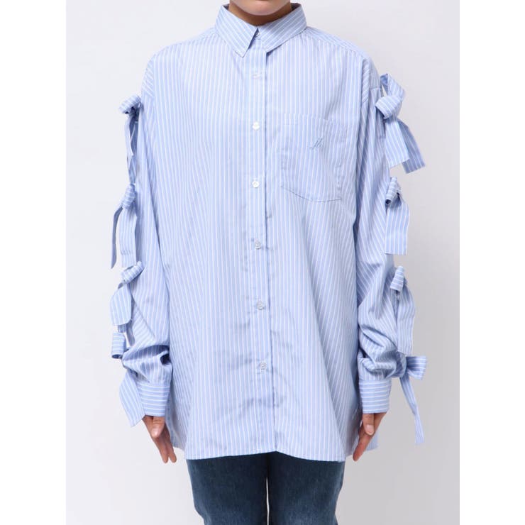 リボンスリーブBIGシャツ | jouetie | 詳細画像32 